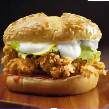 Hamburguesa pollo crispy