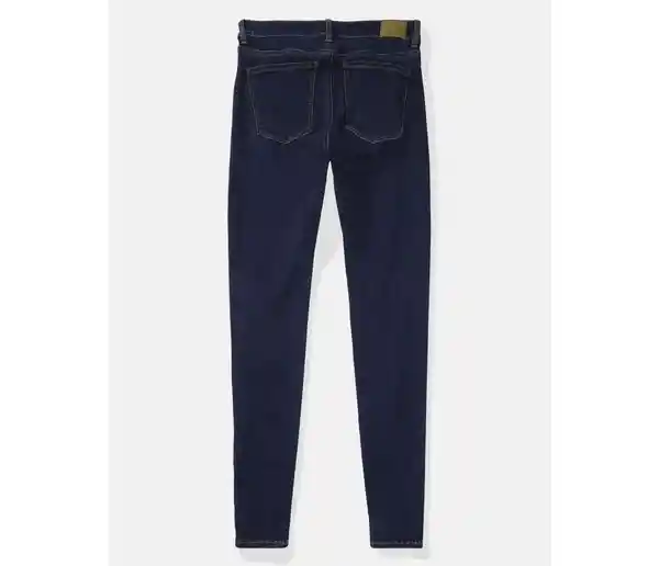 Pantalón Jean High-Rise Azul Talla 8 Regular American Eagle
