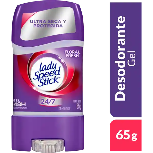 Lady Speed Stick Desodorante Double Defense Floral Gel 65 g