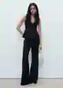 Top Pep Negro Talla L Mujer Mango