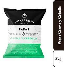Monterojo Snack Papas Crema y Cebolla