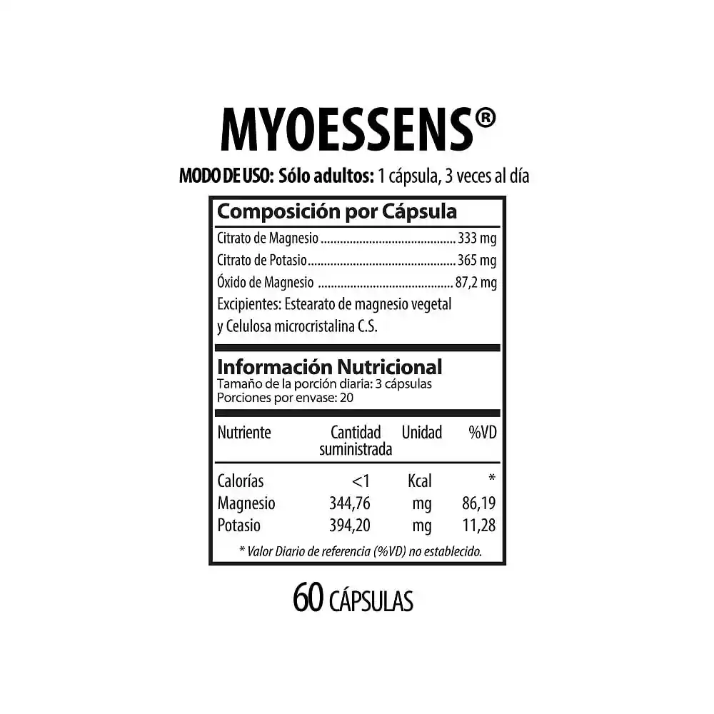Nutrabiotics Suplemento Dietario Myoessens