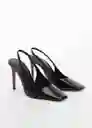 Zapatos Hena Negro Talla 40 Mujer Mango