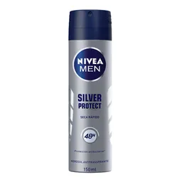 Nivea Men Antitranspirante en Aerosol Silver Protect 