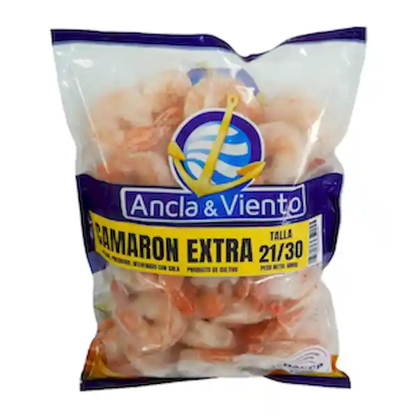 Ancla y Viento Camarón Extra 21/30