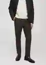 Pantalón Brest Marrón Talla 40 Hombre Mango
