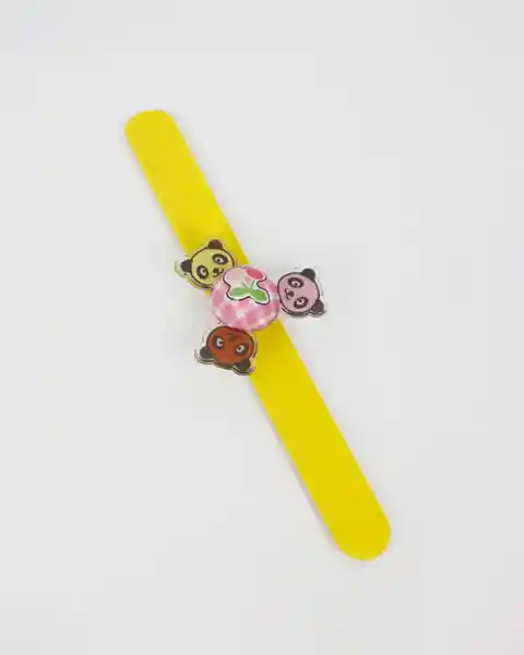 Pulsera Memoria Felicidad Yellow Fuxia