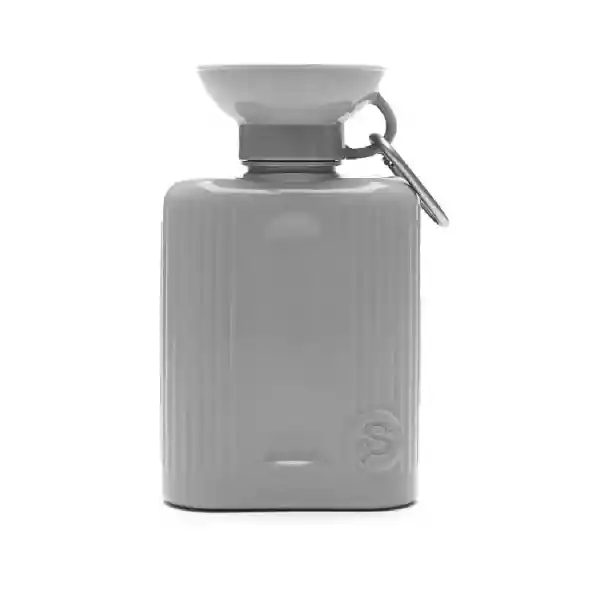 Springer Botella Mascotas Plegable Growler Gris