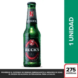 Cerveza Beck's - Botella 275 ml x1