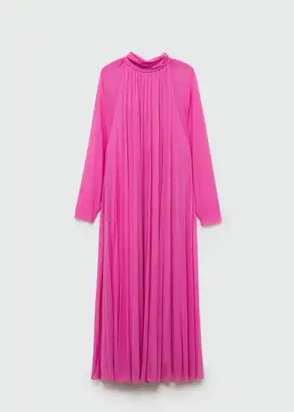 Vestido Blanca-a Rosa Talla XS Mujer Mango