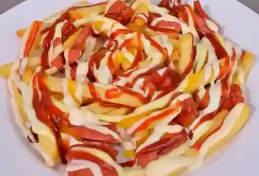 Salchipapas Sencilla