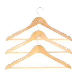 Set Colgador de Ropa Madera Café Diseño