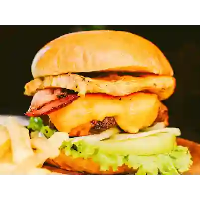 Hamburguesa Mixta de Res y Pechuga