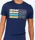 Unser Camiseta Azul Talla XL 823723