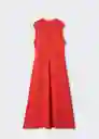 Vestido Letizia Coral Talla XL Mujer Mango