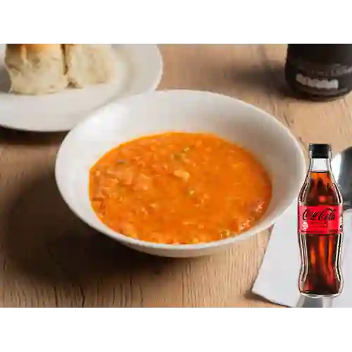 Combo Sopa Minestrone + Coca-cola Sin Azúcar 300 ml