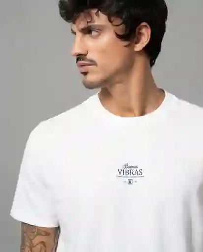 Camiseta Hombre Blanco Talla L 102G003 Rifle