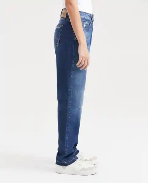 Jean Medium Rise- Boy Azul Clásico Oscuro 6 Chevignon