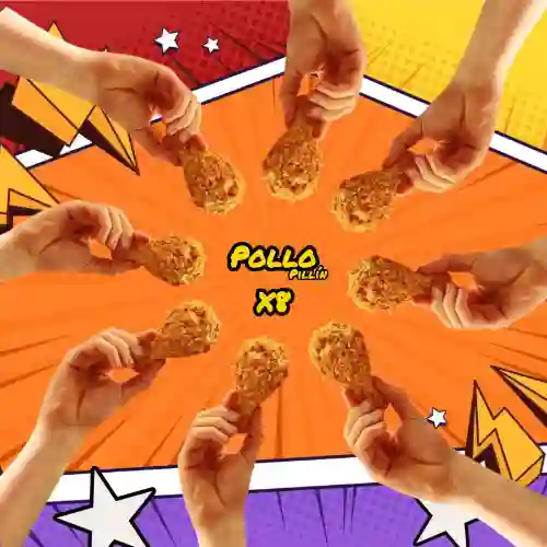 8 Presas de Pollo Crispy