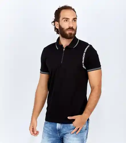 Girbaud Camiseta Polo Negro Talla M 112879