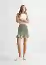 Falda Ohiof Verde Pastel Talla 20 Teen Niñas Mango