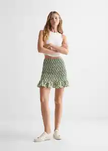 Falda Ohiof Verde Pastel Talla 20 Teen Niñas Mango