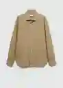 Camisa Avispag Khaki Talla XXL Hombre Mango