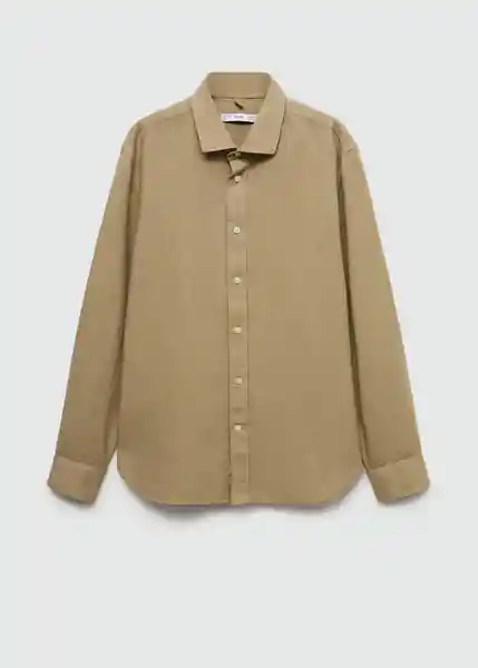 Camisa Avispag Khaki Talla XXL Hombre Mango