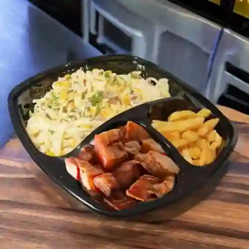 Menú Pasta Maíz Tocineta - Chicharrón