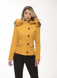 Chaqueta Para Mujer Mostaza Talla L