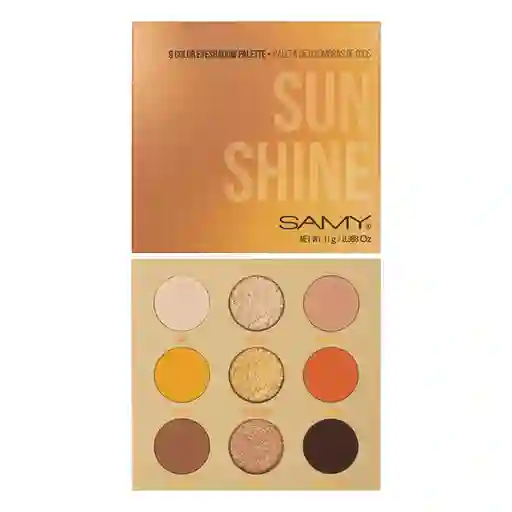 Samy Paleta Sombras Ojos 9 Tonos Sunshine