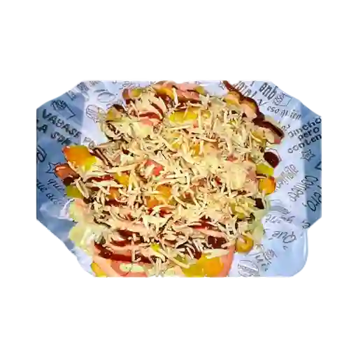 Salchipapa sencilla para 2