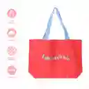 Bolsa de Compras Life is a Picnic Rojo Miniso
