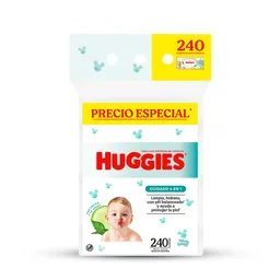 Toallitas Húmedas Huggies Cuidado 4 en 1 Desechables 240 Und
