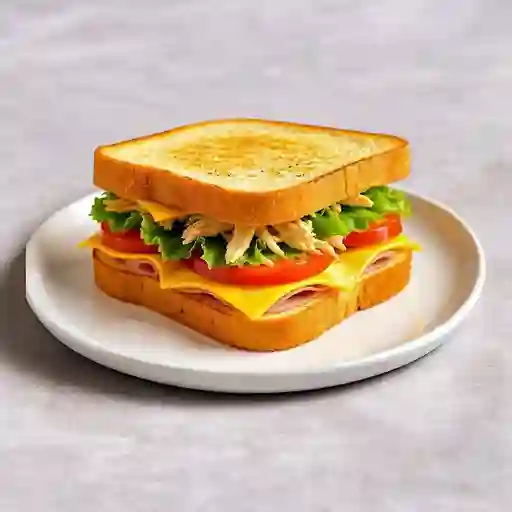 Sandwich En Pan Tajado