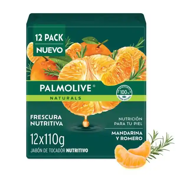 Palmolive Jabón de Tocador Mandarina y Romero