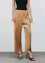 Pantalón Pelayo Arena Talla M Mujer Mango