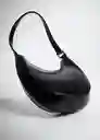 Bolso M Round Negro Talla 99 Mujer Mango