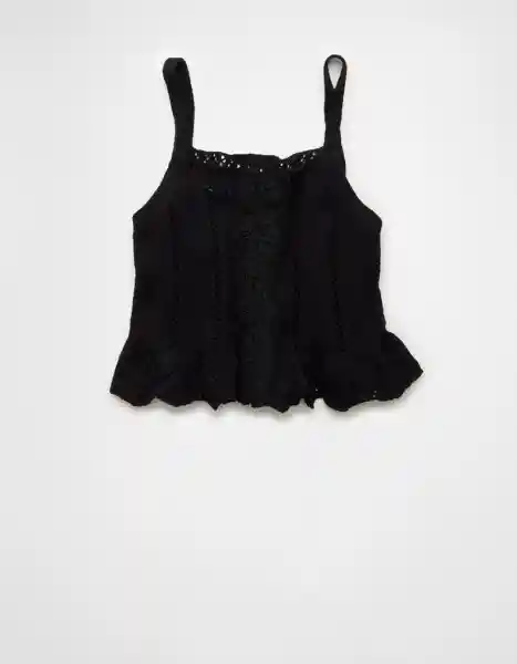 Suéter Tejido Mujer Negro Talla Small 1514064 American Eagle