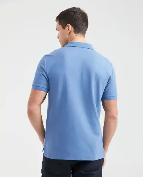 Camiseta Polo Clasic Azul Mezclilla Medio S Chevignon