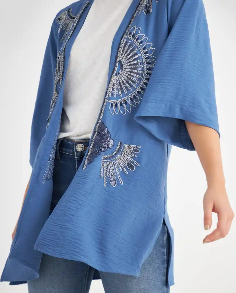 Camisa Azul Niagara Medio Talla L 619F037 Esprit