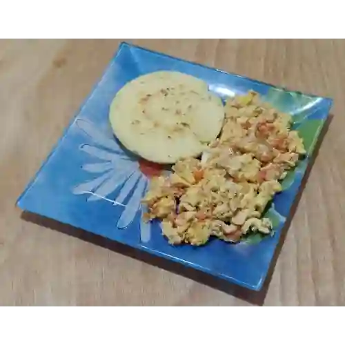 Arepa con Pericos