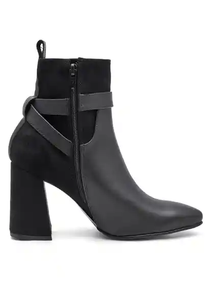 Botines Dama Negro Talla 37 122 Tellenzi
