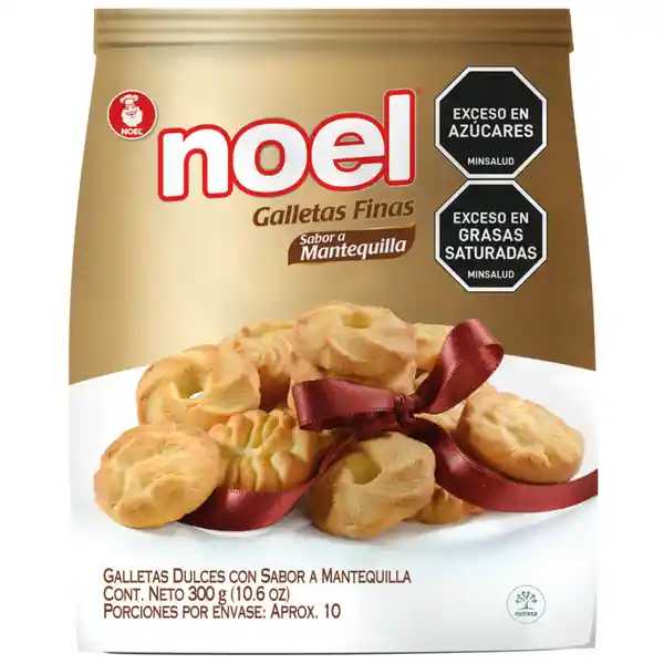 Galleta Noel Bolsa Mantequilla 300 g