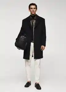 Abrigo Night Negro Talla S Hombre Mango