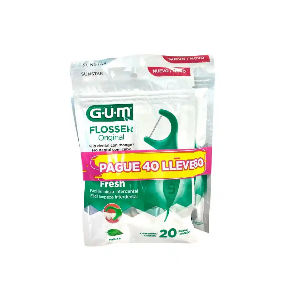 Gum Oferta Flosseroriginal Pague 40 Lleve 60Und