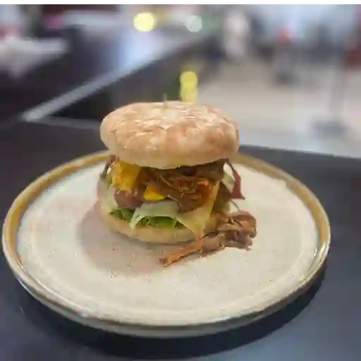Hamburguesa eh ave maria ps