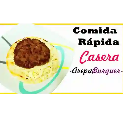 Arepa Burger con Pollo