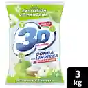 3D Detergente Polvo Multiusos Manzana 3 Kg