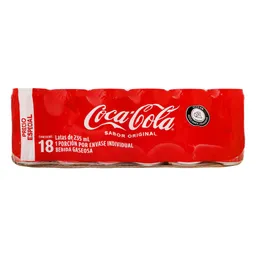 Gaseosa Coca-Cola Sabor Original 235ml x 18 Unds
